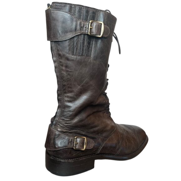Belstaff Leather Junglemaster Boots EU Size 44 Shoes From Milan Fashion Show